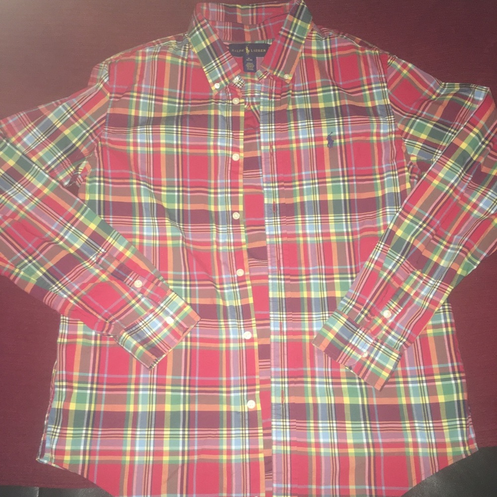 Ralph Lauren boys plaid button up